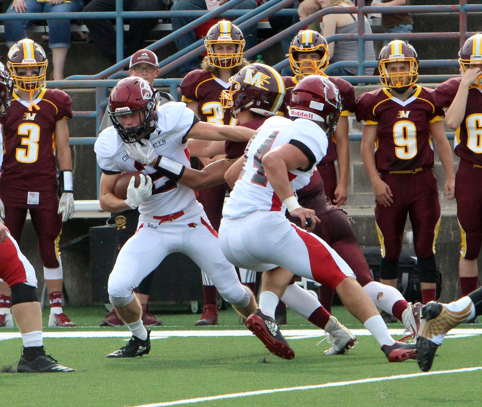 Chi-Hi football at Menomonie 8-31-18